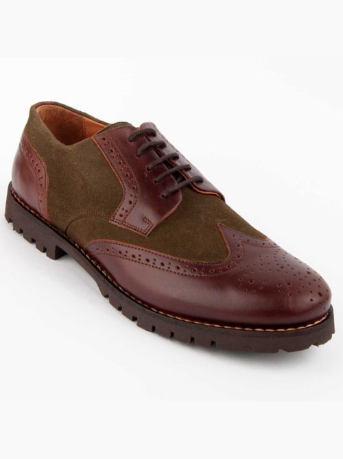 Oxford Cuir Naturel Purapiel - Kiabi Oxford Cuir Naturel Purapiel - Kiabi