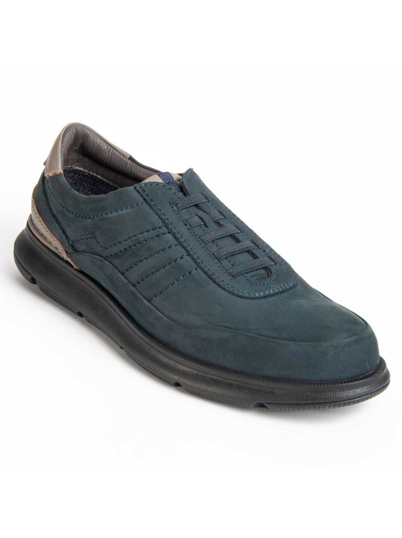 Oxford Natuurlijk Leer Purapiel Blauw - Kiabi