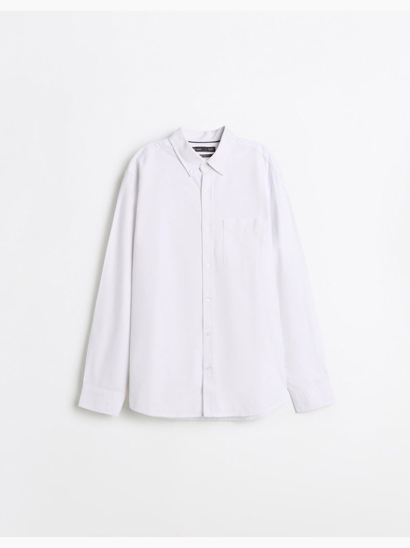 Oxford-shirt, mo fashion Wit - Kiabi