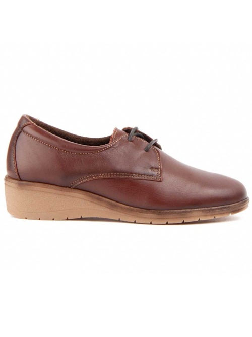 Oxford Wedge Cuir Naturel Purapiel - Kiabi