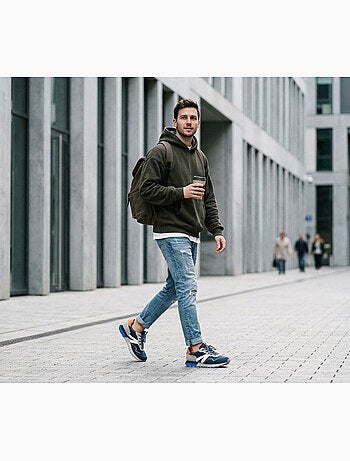 OZABI Basket homme mode running retro confortable