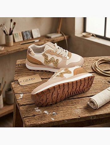 OZABI Baskets Runner Femme Mesh Logo W 4 Coloris