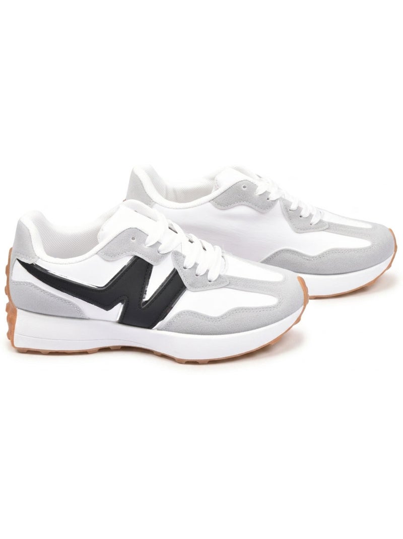 OZABI Baskets Runner Femme Mesh Logo W 4 Coloris Gris - Kiabi