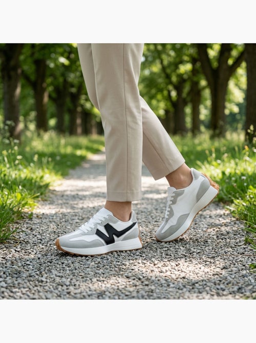 OZABI Baskets Runner Femme Mesh Logo W 4 Coloris - Kiabi