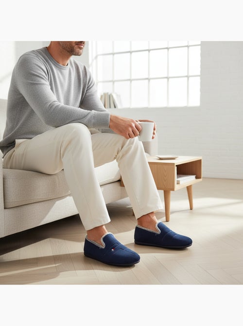 Ozabi charentaises fantaisie homme fabriquées en espagne, semelle amovible - Kiabi Ozabi charentaises fantaisie homme fabriquées en espagne, semelle amovible - Kiabi