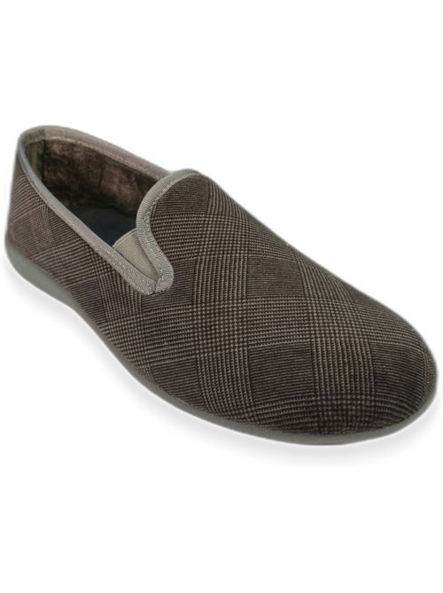 Ozabi charentaises homme toucher velours microfibre, fabriquées en espagne - Kiabi Ozabi charentaises homme toucher velours microfibre, fabriquées en espagne - Kiabi