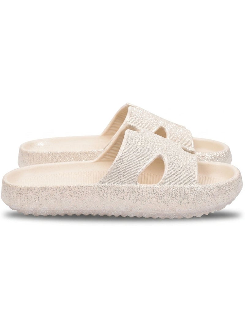 OZABI Claquette Glitter H-Strap EVA 6 Coloris Beige - Kiabi