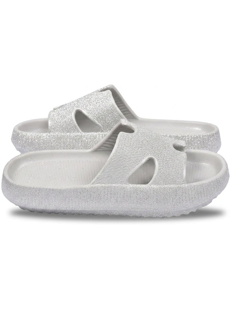 OZABI Claquette Glitter H-Strap EVA 6 Coloris Gris - Kiabi