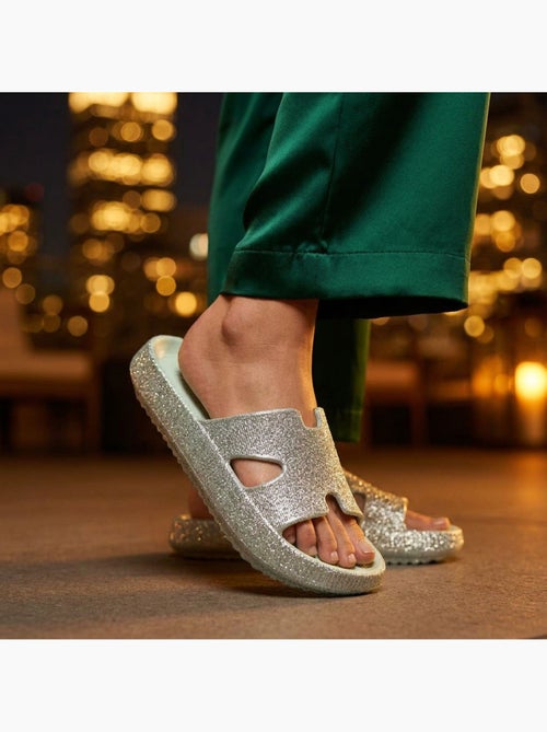 OZABI Claquette Glitter H-Strap EVA 6 Coloris - Kiabi
