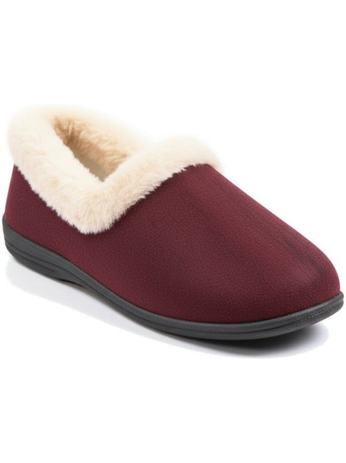 Ozabi dames huisslippers winter, voeringvoering, kraag nepbont - Kiabi Ozabi dames huisslippers winter, voeringvoering, kraag nepbont - Kiabi