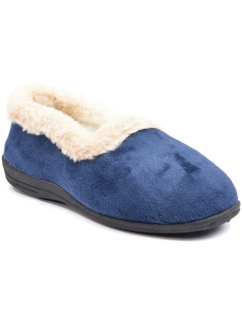 Ozabi dames huisslippers winter, voeringvoering, kraag nepbont - Kiabi Ozabi dames huisslippers winter, voeringvoering, kraag nepbont - Kiabi