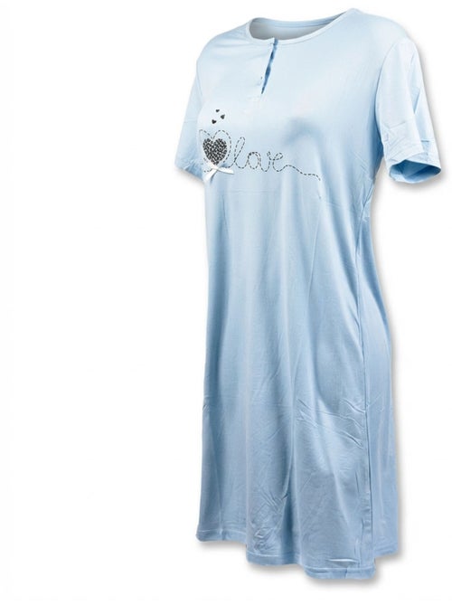 OZABI Dames Nachthemd Microvezel Korte Mouwen - Kiabi