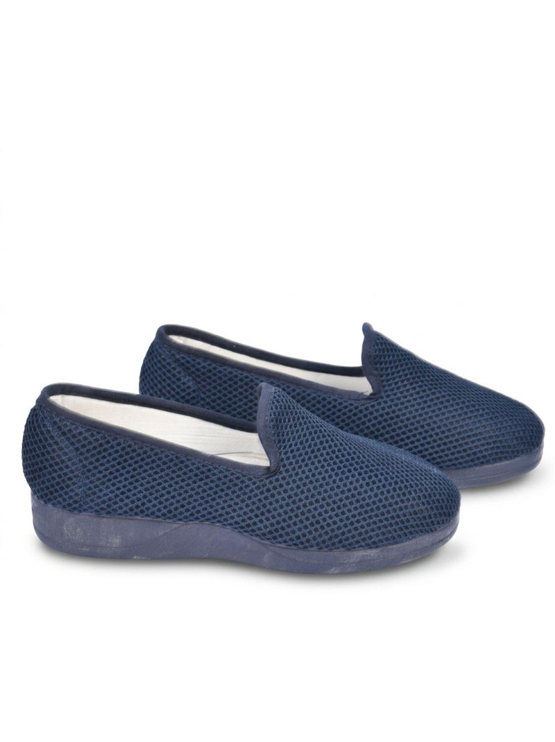 Ozabi dames pantoffel mesh ademend gemaakt in spanje Marineblauw - Kiabi