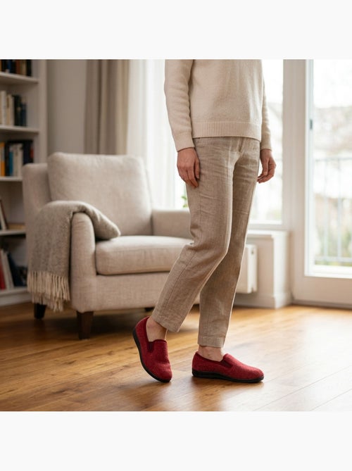 OZABI Dames Pantoffels Charentaises Warm Gevoerd Antislip Zool - Kiabi OZABI Dames Pantoffels Charentaises Warm Gevoerd Antislip Zool - Kiabi