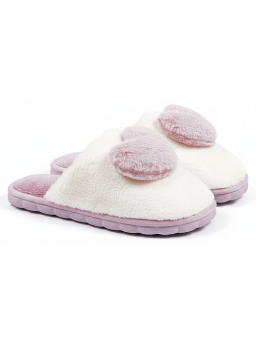 Ozabi dames pantoffels open, synthetische bont, 3d harteffect - Kiabi Ozabi dames pantoffels open, synthetische bont, 3d harteffect - Kiabi