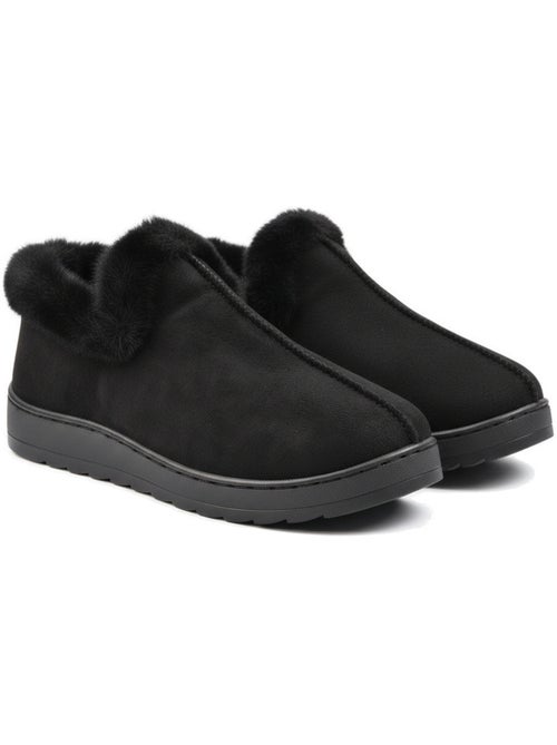 Ozabi dames pantoffels winter scandinavisch, enkel, gegroefd zool - Kiabi Ozabi dames pantoffels winter scandinavisch, enkel, gegroefd zool - Kiabi