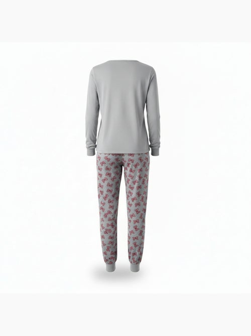 Ozabi dames pyjama katoen fleece lurex borduurwerk - Kiabi Ozabi dames pyjama katoen fleece lurex borduurwerk - Kiabi