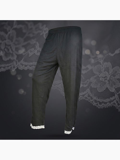 OZABI Dames Pyjama Lang Knoop Kant Ultra Licht - Kiabi OZABI Dames Pyjama Lang Knoop Kant Ultra Licht - Kiabi