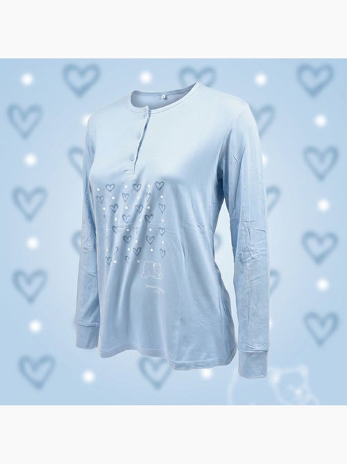 OZABI Dames Pyjama Set Lange Mouwen - Kiabi OZABI Dames Pyjama Set Lange Mouwen - Kiabi