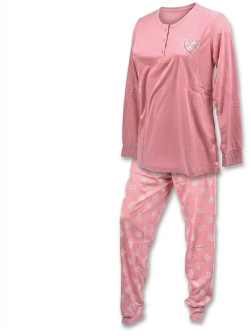 OZABI Dames Pyjama Set Lange Mouwen - Kiabi OZABI Dames Pyjama Set Lange Mouwen - Kiabi