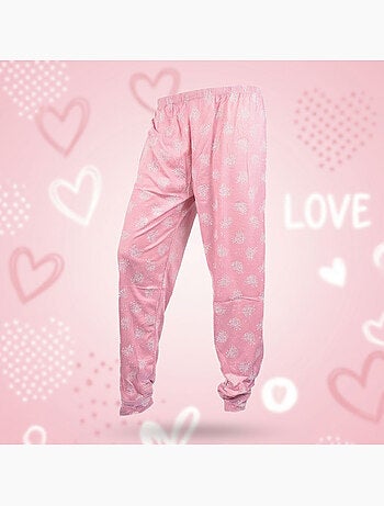 OZABI Ensemble Pyjama Long Femme Haut Manches Longues