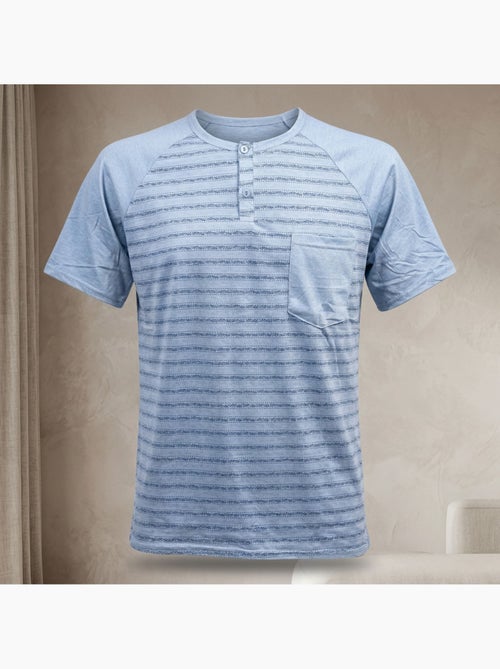OZABI Ensemble Pyjama Pyjama Court Homme Coton - Kiabi OZABI Ensemble Pyjama Pyjama Court Homme Coton - Kiabi