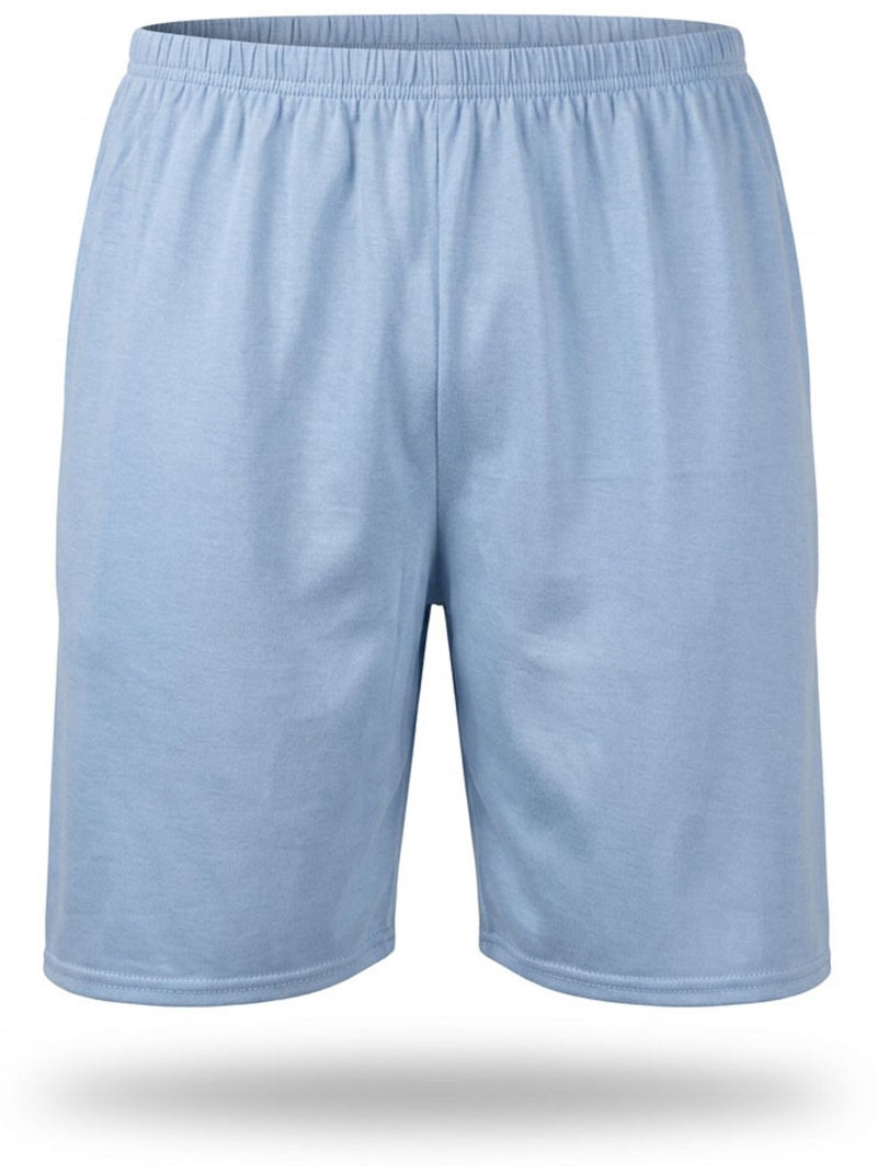 OZABI Ensemble Pyjama Pyjama Court Homme Coton Bleu - Kiabi