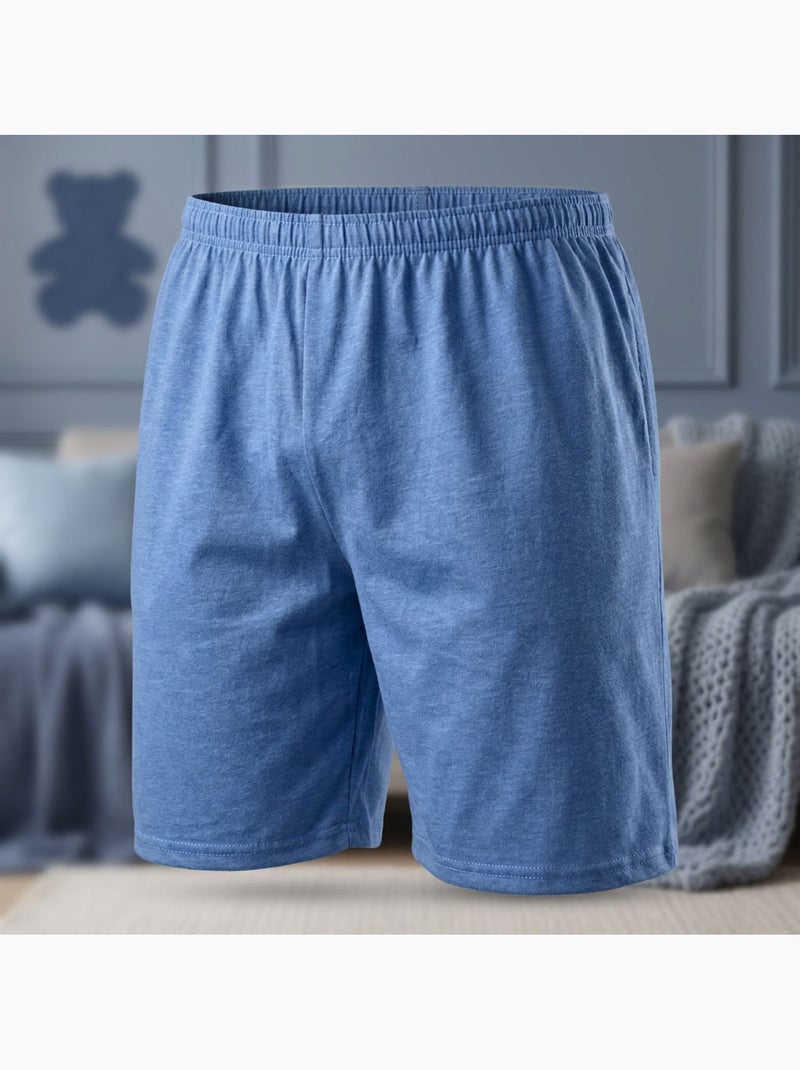 OZABI Ensemble Pyjama Pyjama Court Homme Coton Gris - Kiabi