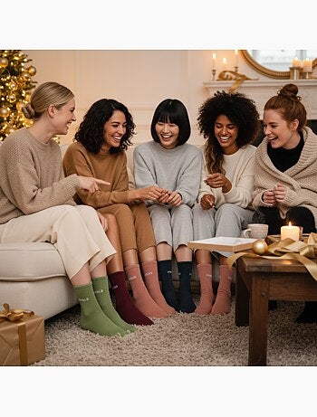 Ozabi glitterkousen adventskalender - cadeauset 12 paar