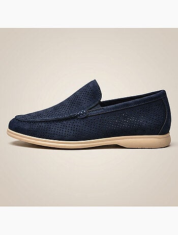 Ozabi heren mocassins microperfored premium slip on