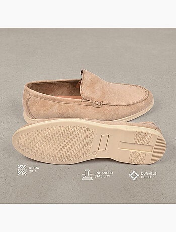 OZABI Heren Mocassins Suède Comfort Slip-On Premium