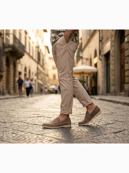 OZABI Heren Mocassins Suède Comfort Slip-On Premium - Kiabi OZABI Heren Mocassins Suède Comfort Slip-On Premium - Kiabi