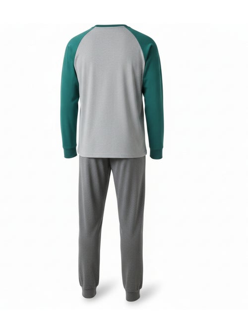 Ozabi heren pyjama fleece geborduurde new york city - Kiabi Ozabi heren pyjama fleece geborduurde new york city - Kiabi