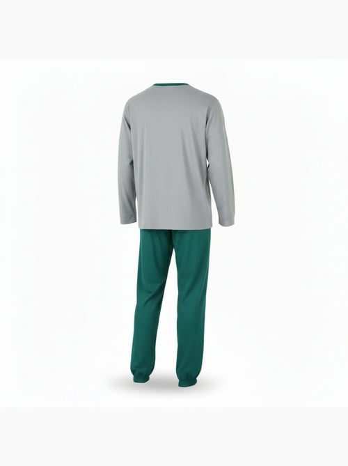 Ozabi heren pyjama fleece gevoerd borduursel - Kiabi Ozabi heren pyjama fleece gevoerd borduursel - Kiabi