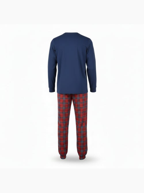 Ozabi heren pyjama katoen schotse hertborduurwerk - Kiabi Ozabi heren pyjama katoen schotse hertborduurwerk - Kiabi