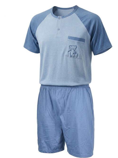 OZABI Heren Pyjama Korte Broek Katoen - Kiabi OZABI Heren Pyjama Korte Broek Katoen - Kiabi