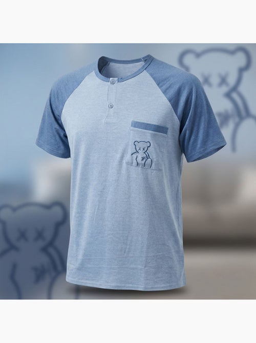 OZABI Heren Pyjama Korte Broek Katoen - Kiabi OZABI Heren Pyjama Korte Broek Katoen - Kiabi