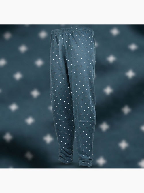 OZABI Heren Pyjama Lang Geboord Overhemdkraag Ultra Zacht - Kiabi OZABI Heren Pyjama Lang Geboord Overhemdkraag Ultra Zacht - Kiabi