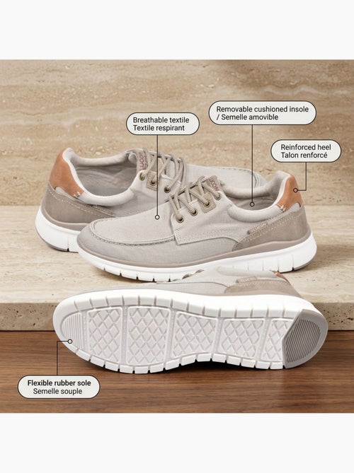 OZABI Heren sneaker comfort zachte zool bootsstijl - Kiabi