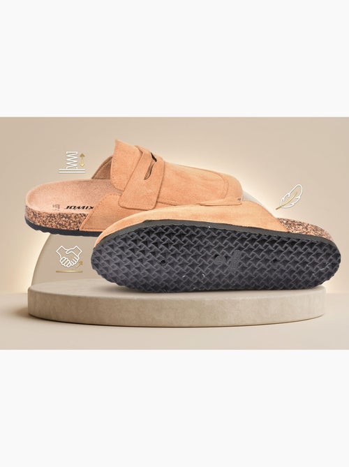 Ozabi herensabots mule gesloten comfort nubuck - Kiabi Ozabi herensabots mule gesloten comfort nubuck - Kiabi