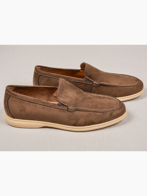 OZABI Mocassins Homme Premium Suédine Confort Slip-On - Kiabi OZABI Mocassins Homme Premium Suédine Confort Slip-On - Kiabi