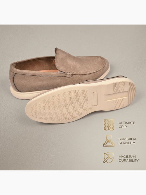 OZABI Mocassins Homme Premium Suédine Confort Slip-On - Kiabi OZABI Mocassins Homme Premium Suédine Confort Slip-On - Kiabi
