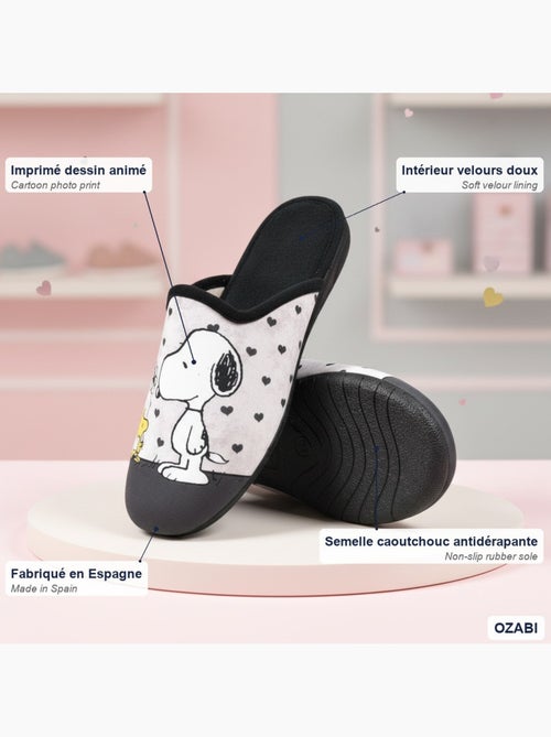 Ozabi mules femme fabriquées en espagne, imprimé dessins animés - Kiabi Ozabi mules femme fabriquées en espagne, imprimé dessins animés - Kiabi