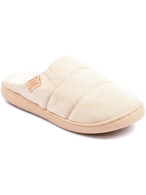 Ozabi mules femme, suédine matelassée effet doudoune, doublure fourrure - Kiabi Ozabi mules femme, suédine matelassée effet doudoune, doublure fourrure - Kiabi