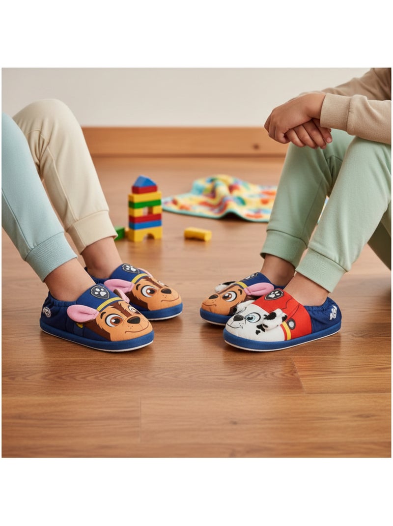 OZABI Pack 2 Paires Chaussons Enfant Pat Patrouille Antidérapants Bleu - Kiabi