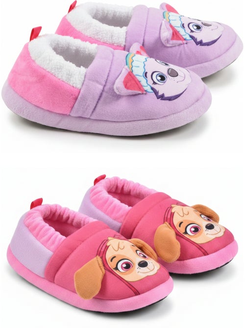 OZABI Pack 2 Paires Chaussons Enfant Pat Patrouille Antidérapants - Kiabi