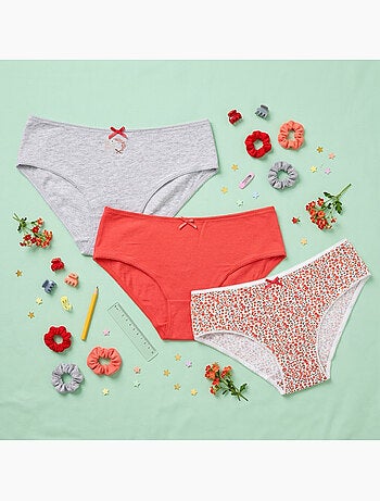 OZABI Pack Culottes Fille Coton - Lot de 6