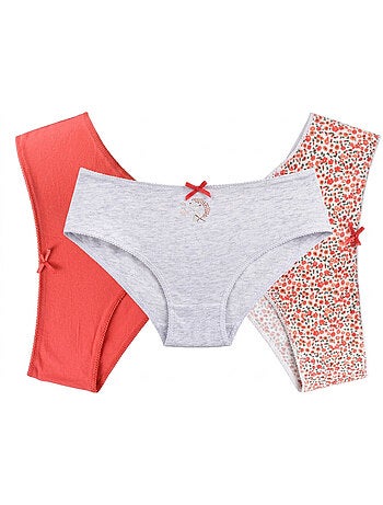OZABI Pack Culottes Fille Coton - Lot de 6