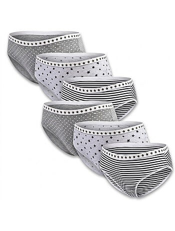 OZABI Pack Culottes Fille Coton - Lot de 6