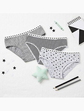 OZABI Pack Culottes Fille Coton - Lot de 6